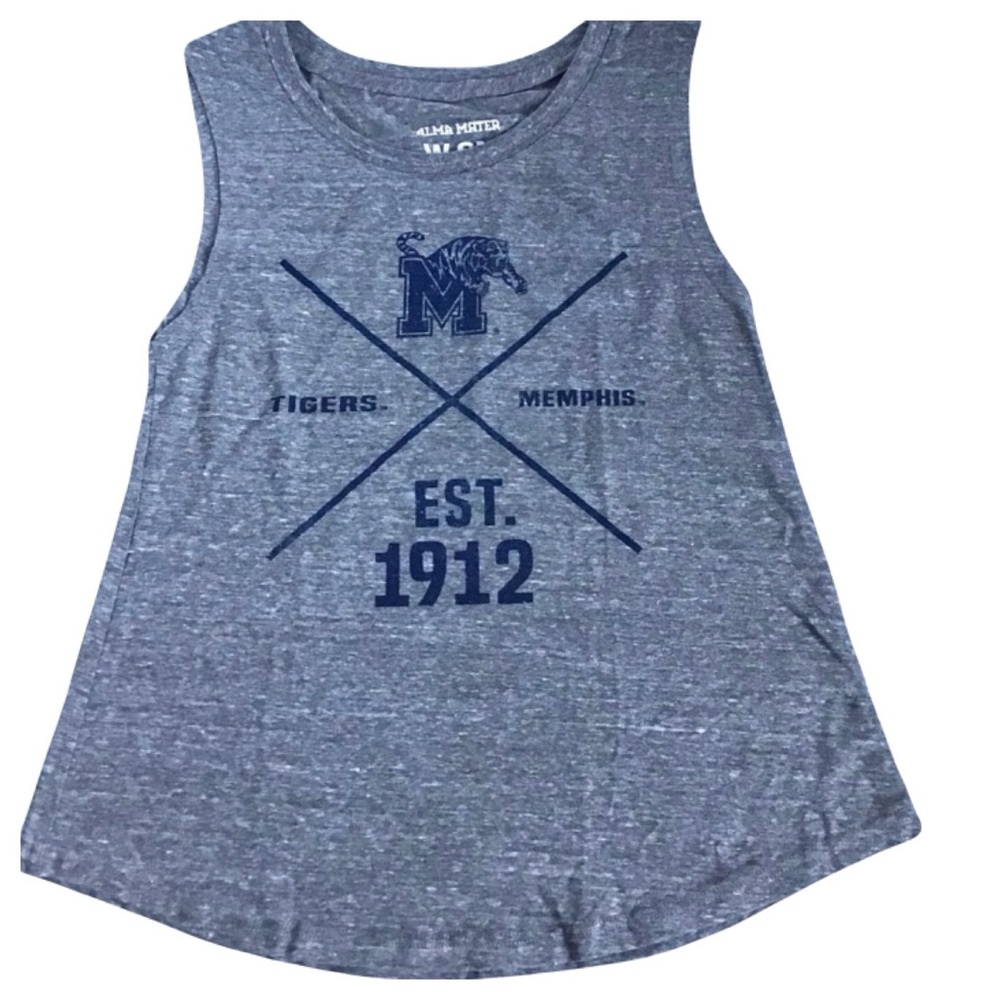 ALMA MATER NWT Memphis Tigers Muscle Tank Size Small